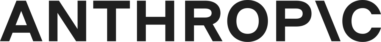Anthropic wordmark (Wikimedia Commons)—corporate logo only; not a terminal screenshot of Claude Code, a classifier dashboard, or permission prompt UI.