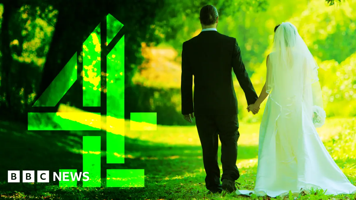 Channel 4 promotional-style image of a bride and groom walking on a tree-lined path (BBC News/OpenGraph asset for this story)—franchise publicity artwork, not a Panorama studio frame, police station, or contributor photograph.