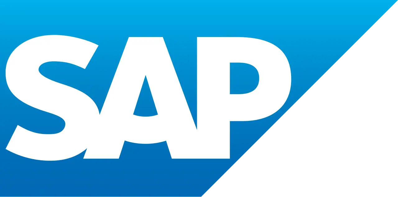 SAP corporate logo (2011 style)—Wikimedia Commons asset used as a neutral identifier for the company discussed; it is not a screenshot of Joule, Sapphire stagecraft, or any unreleased product UI.