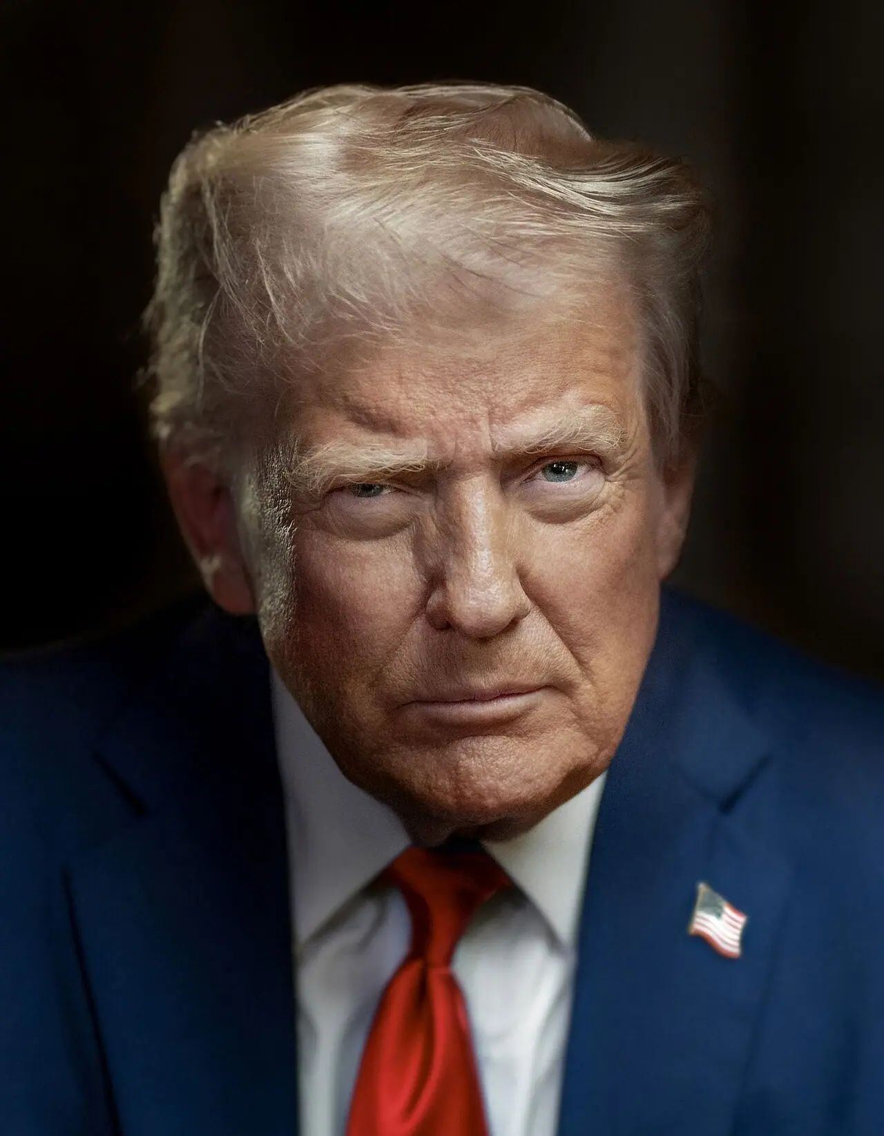 Official White House portrait of Donald J. Trump (2025)—Wikimedia Commons file used only to identify the speaker named in the story, not to depict any specific strike order, target set, or classified operational timeline.